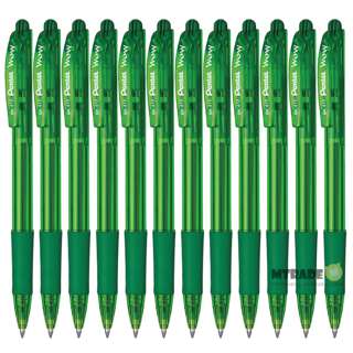 PENTEL WOW Ballpoint Pen 0.7mm BK417-D (Green Ink)