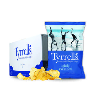 Tyrrells Lightly Sea Salted Potato Chips Tyrrells Lightly Sea Salted Potato Chips