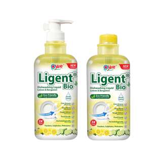 Yuri Ligent Bio Dishwashing Liquid - Lemon & Bergamot