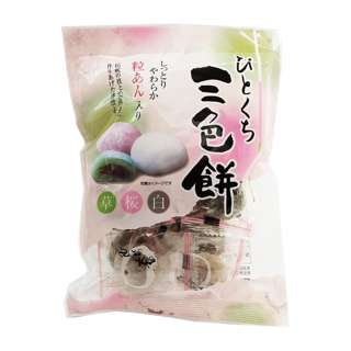 Ito Seika 3 Colours Daifuku With Redbean Ito Seika 3 Colours Daifuku With Redbean