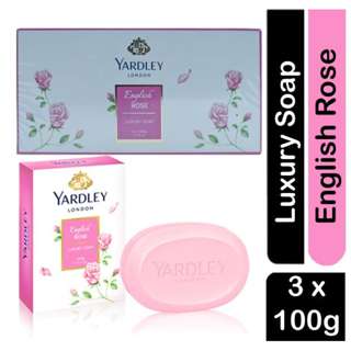 Yardley English ROSE Luxury Soap - 3x100g Yardley English ROSE Luxury Soap - 3x100g