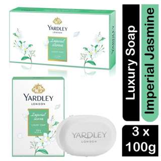 Yardley Imperial JASMINE Luxury Soap - 3x100g
