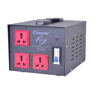 POWERPAC Heavy Duty Step Up & Down Voltage Converter (ST5000) POWERPAC Heavy Duty Step Up & Down Voltage Converter (ST5000)