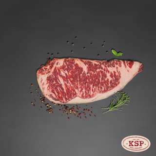 KSP Australian Grass fed Wagyu Beef Striploin Steak MB4 KSP Australian Grass fed Wagyu Beef Striploin Steak MB4
