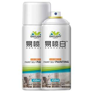 Omylight Waterproof Self Paint Spray -Matt White