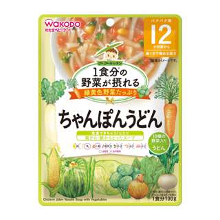Wakodo Chicken Udon Noodle Soup with Vegetables