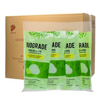 Biograde Fresh Lime Dishwashing Liquid Refill Carton