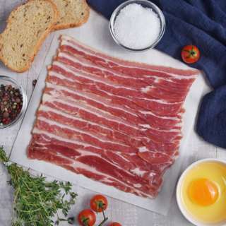 Wicks Manor English Bacon, Streaky Smoked