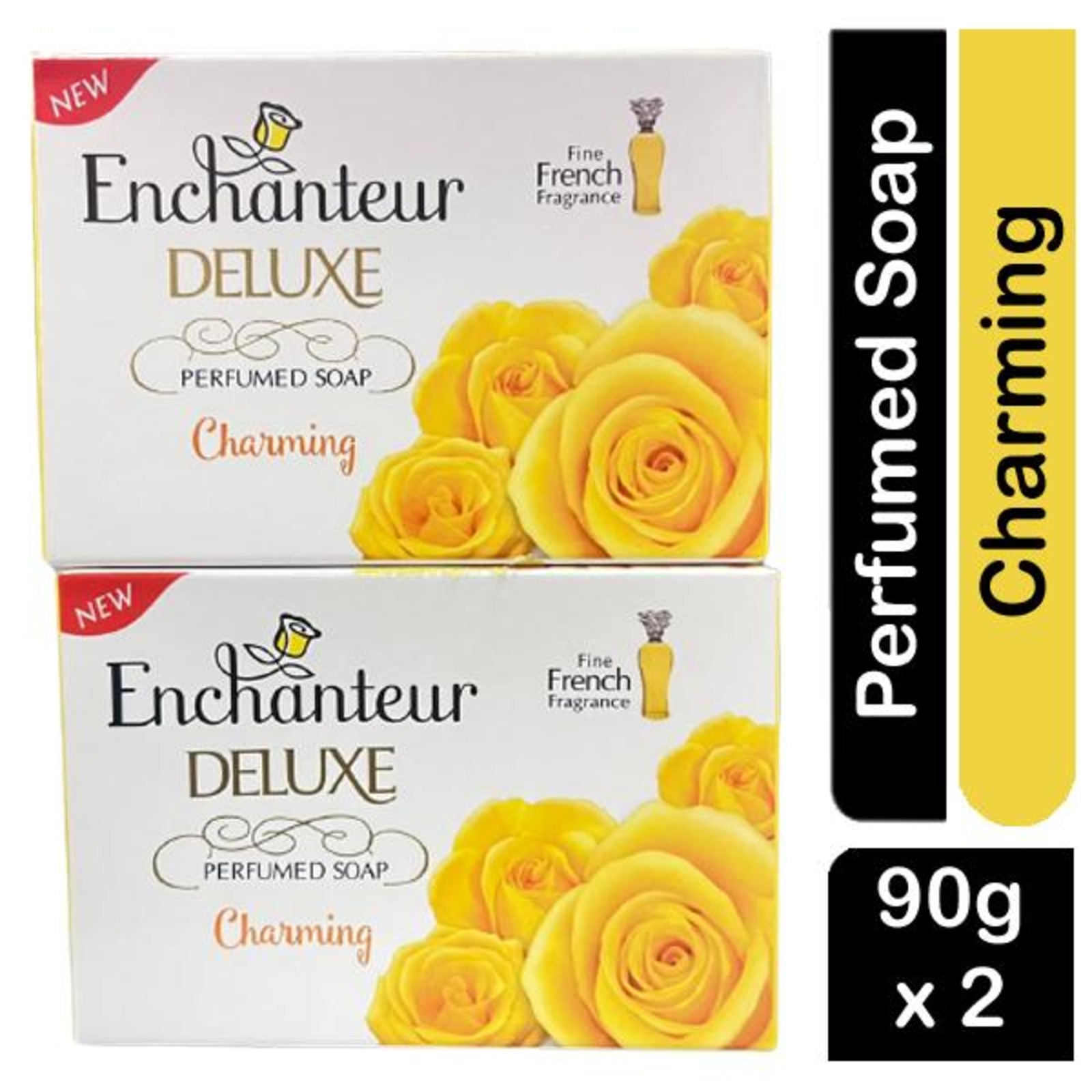 Enchanteur DELUXE Perfumed Soap CHARMING Pack of x 90g NTUC - Main Image