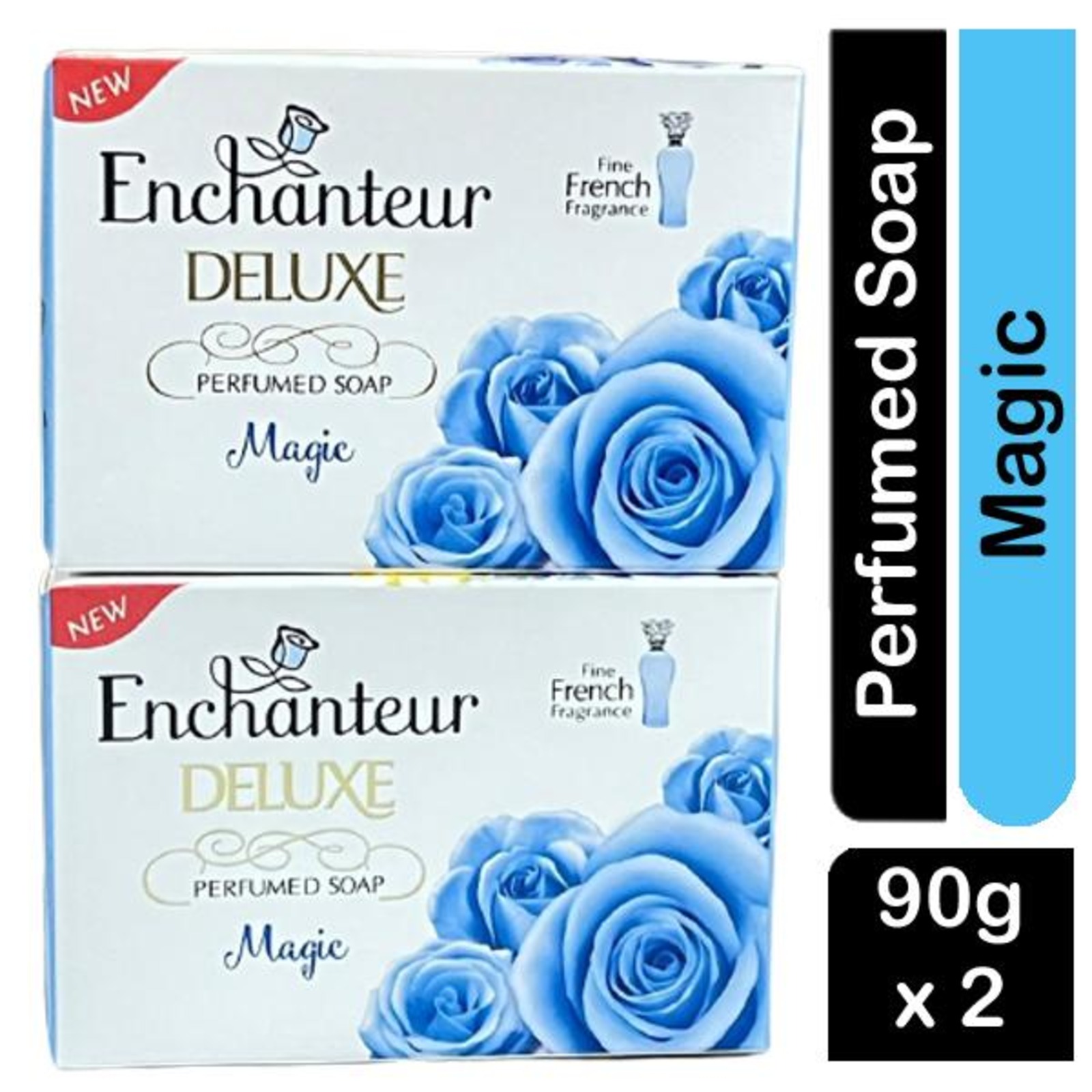 Enchanteur DELUXE Perfumed Soap MAGIC Pack of x 90g NTUC FairPrice