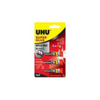 UHU Super Glue Mini 3 X 1G