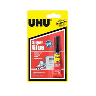 UHU Gel Super Glue, 3G UHU Gel Super Glue, 3G