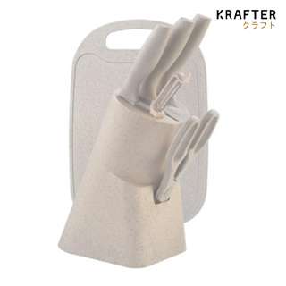 Krafter Non-Stick Ceramic Coating Knife 7pcs Set Krafter Non-Stick Ceramic Coating Knife 7pcs Set