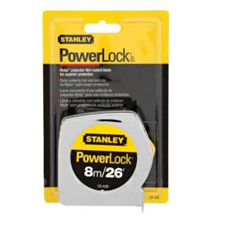 Stanley Powerlock Measuring Tape 8M/26'