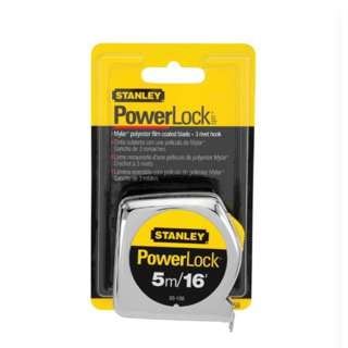Stanley Powerlock Measuring Tape 16'/5M