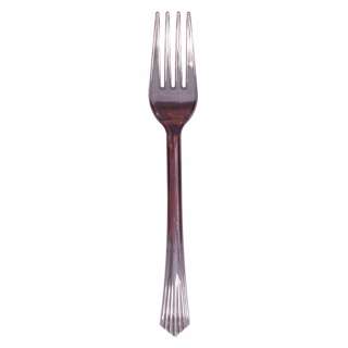 Partyforte Disposable Tableware - Silver Fork