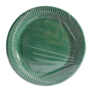 Procos Decorata Green 23 cm Paper Plates Procos Decorata Green 23 cm Paper Plates