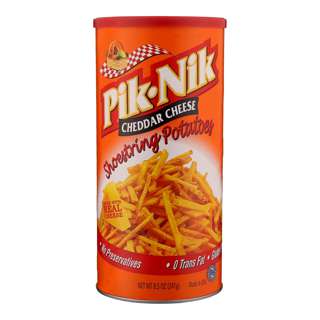 Pik-Nik Cheddar Cheese Shoestring Potatoes