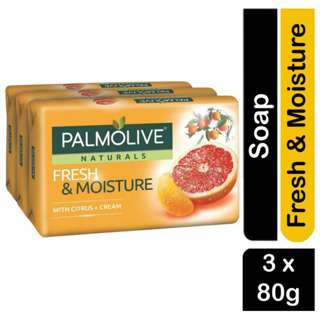 Palmolive NATURALS Fresh Moisture Citrus & Cream 80g Bar Soap