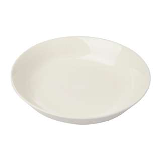 Cheng's White Porcelain Soup Plate 8"