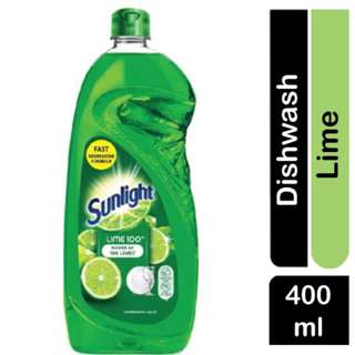 Sunlight LIME DISHWASHING LIQUID - FAST Degreasing Formula