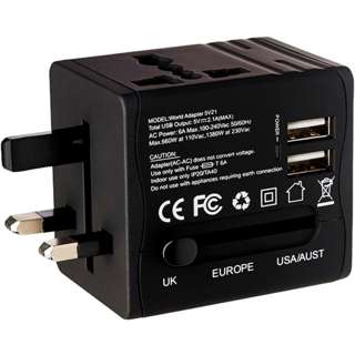 OEM Universal Travel Adapter (Black)