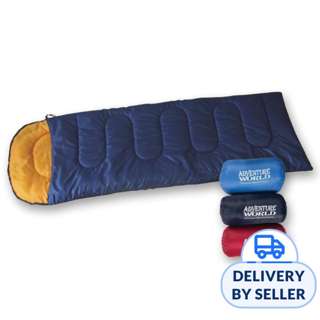 Adventure World Polyester Sleeping Bag (Navy Blue)
