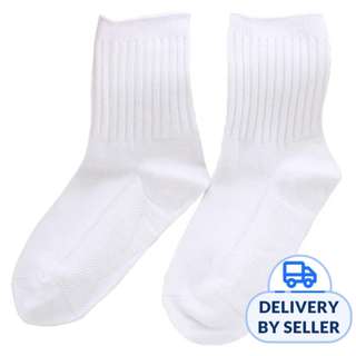 OEM White School Sock - Size 24-26 (3pairs)