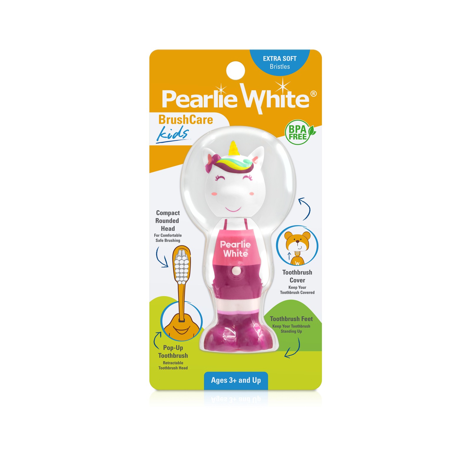 Pearlie White Kids Toothbrush Unicorn