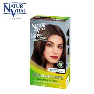Naturvital ColourSafe Permanent Dye No.4 Chestnut 150 ML