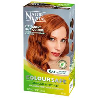 Naturvital ColourSafe Permanent Dye No.6.43 Hazelnut 150 ML
