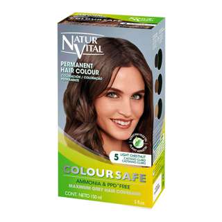 Naturvital ColourSafe Permanent Dye No.5 Light Chestnut 150 M