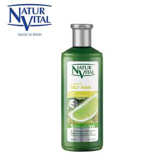 Naturvital Sensitive Lime Oily Shampoo 300 ML