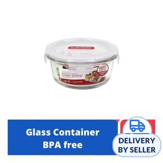 LOCK&LOCK Glass Food Container Round 380ml LOCK&LOCK Glass Food Container Round 380ml