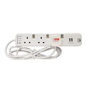 Soundteoh 3way Extension Socket w/USB Soundteoh 3way Extension Socket w/USB