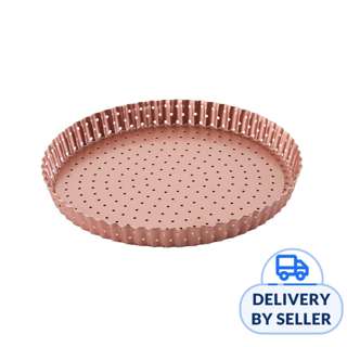 Wiltshire Rose Gold Perforated Quiche 24cm