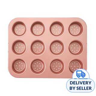 Wiltshire Rose Gold Perforated Quiche 12 Cup