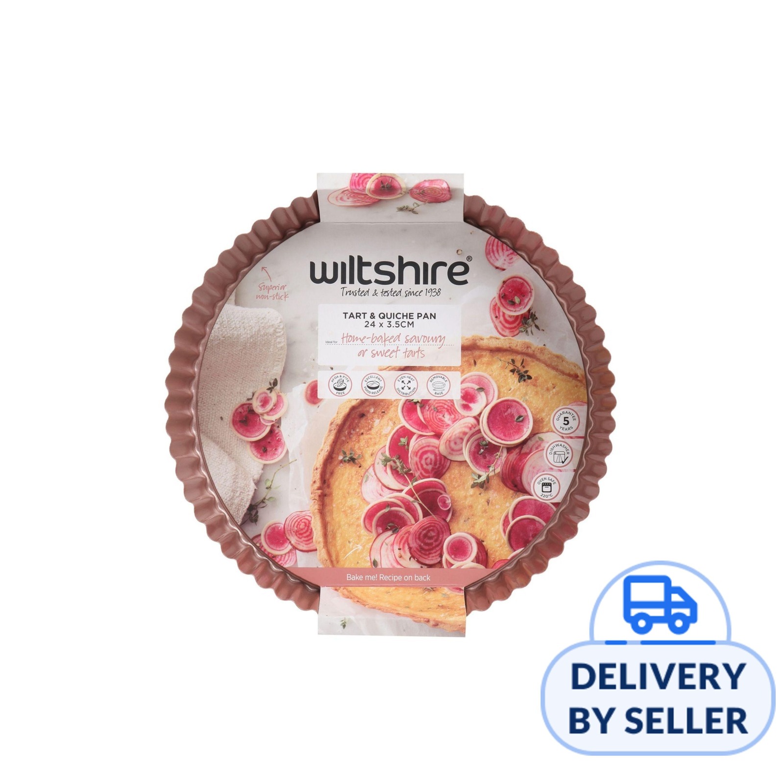 Wiltshire Rose Gold 20cm Cake Tin - Non-Stick, PFOA PTFE Free, Round Baking Pan, 20x20x5cm - View #6