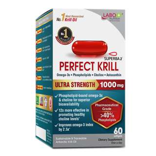 LABO Nutrition Perfect Krill - Purest 1000mg Krill Oil LABO Nutrition Perfect Krill - Purest 1000mg Krill Oil