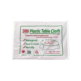 NO BRAND Table Cloth Red 70" x 70" x 10s NO BRAND Table Cloth Red 70" x 70" x 10s