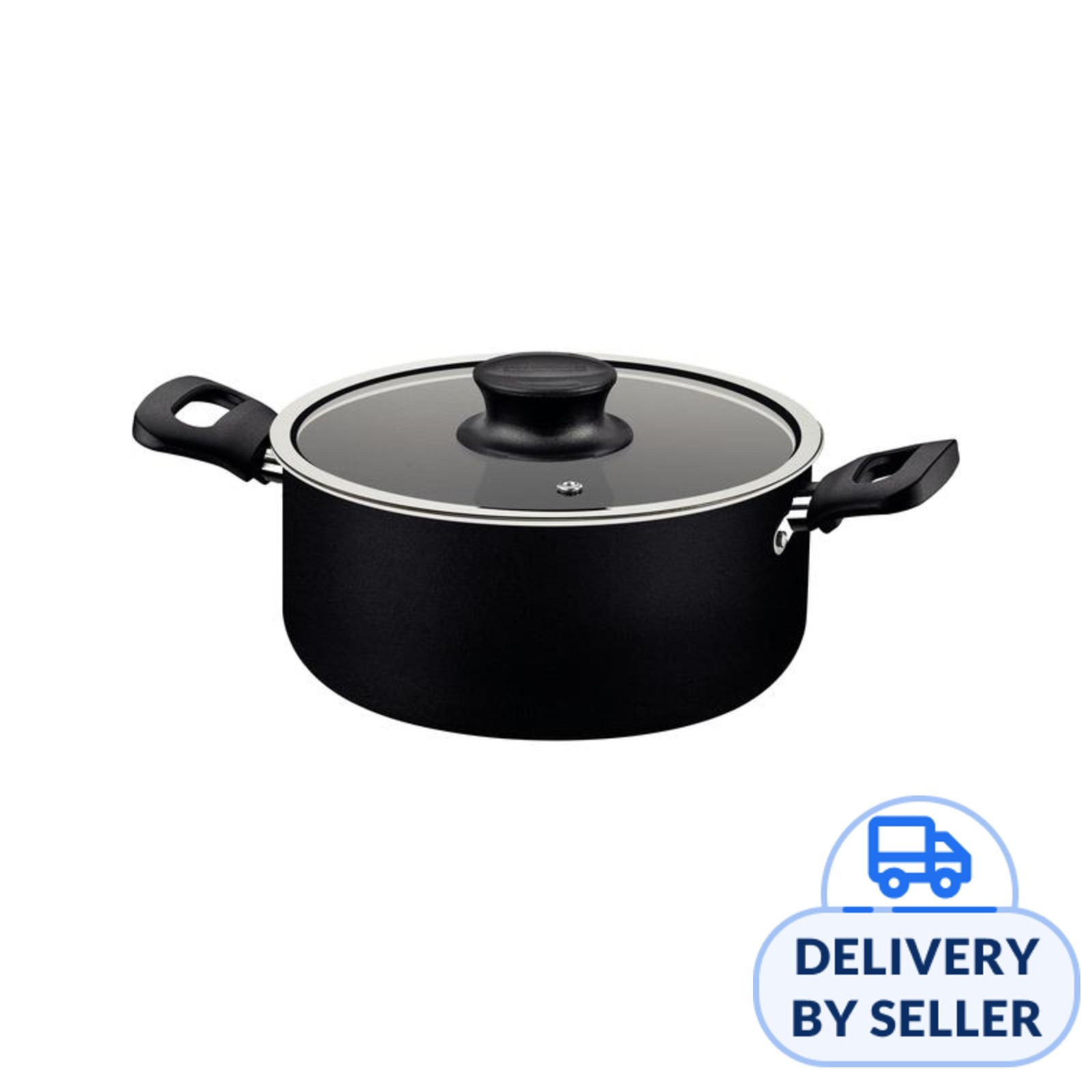 Chasseur Cast Iron Round Casserole 20cm 2,5Ltr Quartz/Black | NTUC
