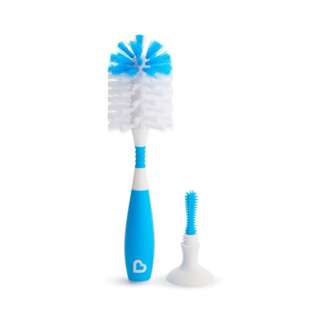 Munchkin Bristle Bottle Brush (Blue)