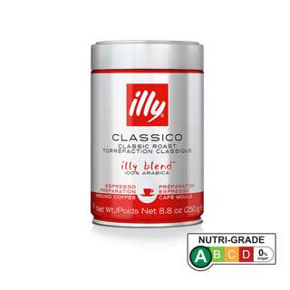 illy Ground Espresso Classico Coffee - Medium Roast illy Ground Espresso Classico Coffee - Medium Roast
