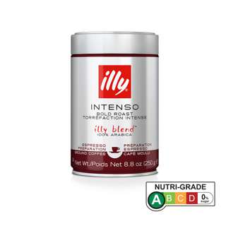 illy Ground Espresso Coffee Intenso - Dark Roast