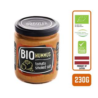 Rudolfs Organic Hummus with Tomato & Smoked Salt