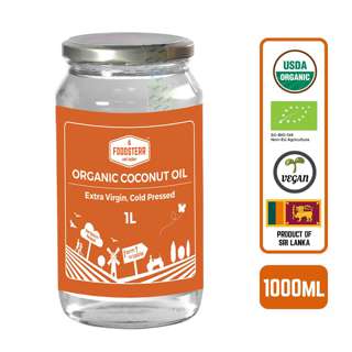 Foodsterr Foodsterr Organic Coconut Oil - Virgin Cold Pressed Foodsterr Foodsterr Organic Coconut Oil - Virgin Cold Pressed