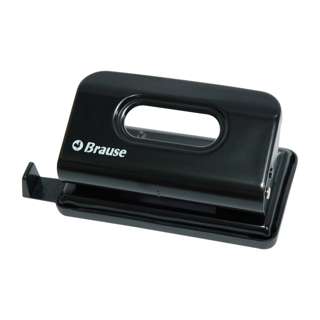 Brause 26121B 2-Hole Small Paper Puncher - Black