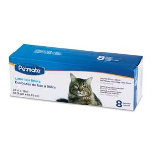Petmate Hi-Back Cat Litter Pan Liners Jumbo