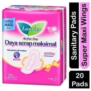 Laurier Active Day SUPER Maxi Wing Pads