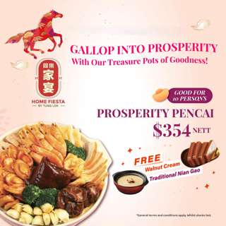 Tunglok Prosperity Pencai FREE Nian Gao & Walnut Cream